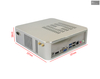 DC19V Hochleistungs-Industrie-PC U9-185H, DDR5 96 GB RAM, M.2 NVME 2 TB, WIFI, Windows 10/11 USB, RJ45, COM RS232, f&uuml;r k&uuml;nstlichen Z&auml;hler
