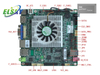 Placa-m&atilde;e Nano-ITX DDR3 barata para controle industrial