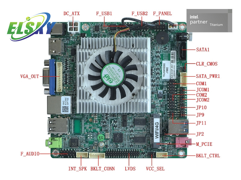 Placa-m&atilde;e Nano-ITX DDR3 barata para controle industrial