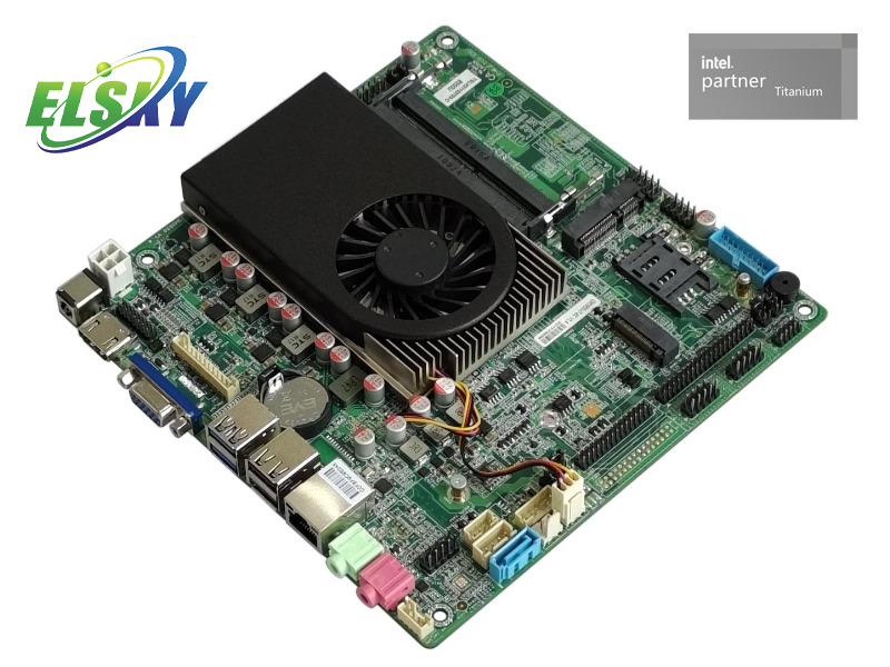 Industrielles Mini-ITX-Motherboard mit mehreren seriellen Anschl&uuml;ssen