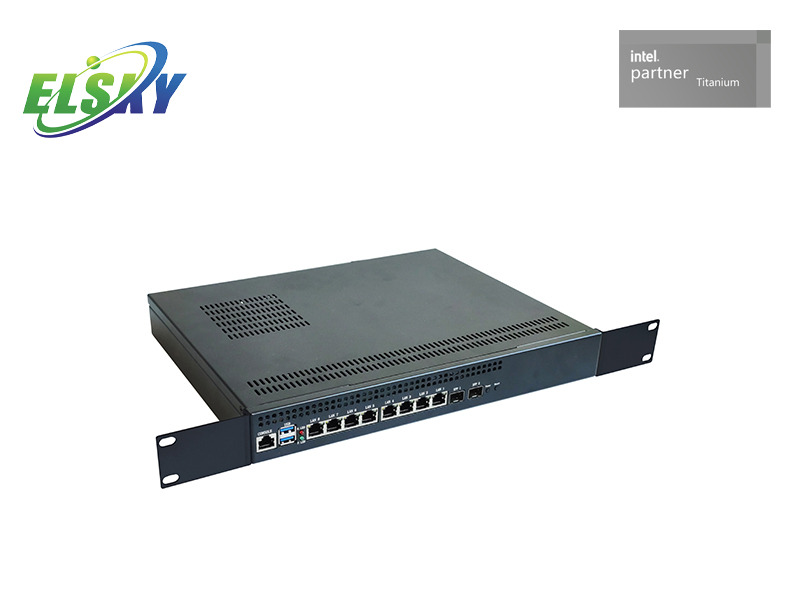 Mini-PC f&uuml;r Netzwerksicherheit mit Intel 6./7. Generation und 8*LAN-Ports