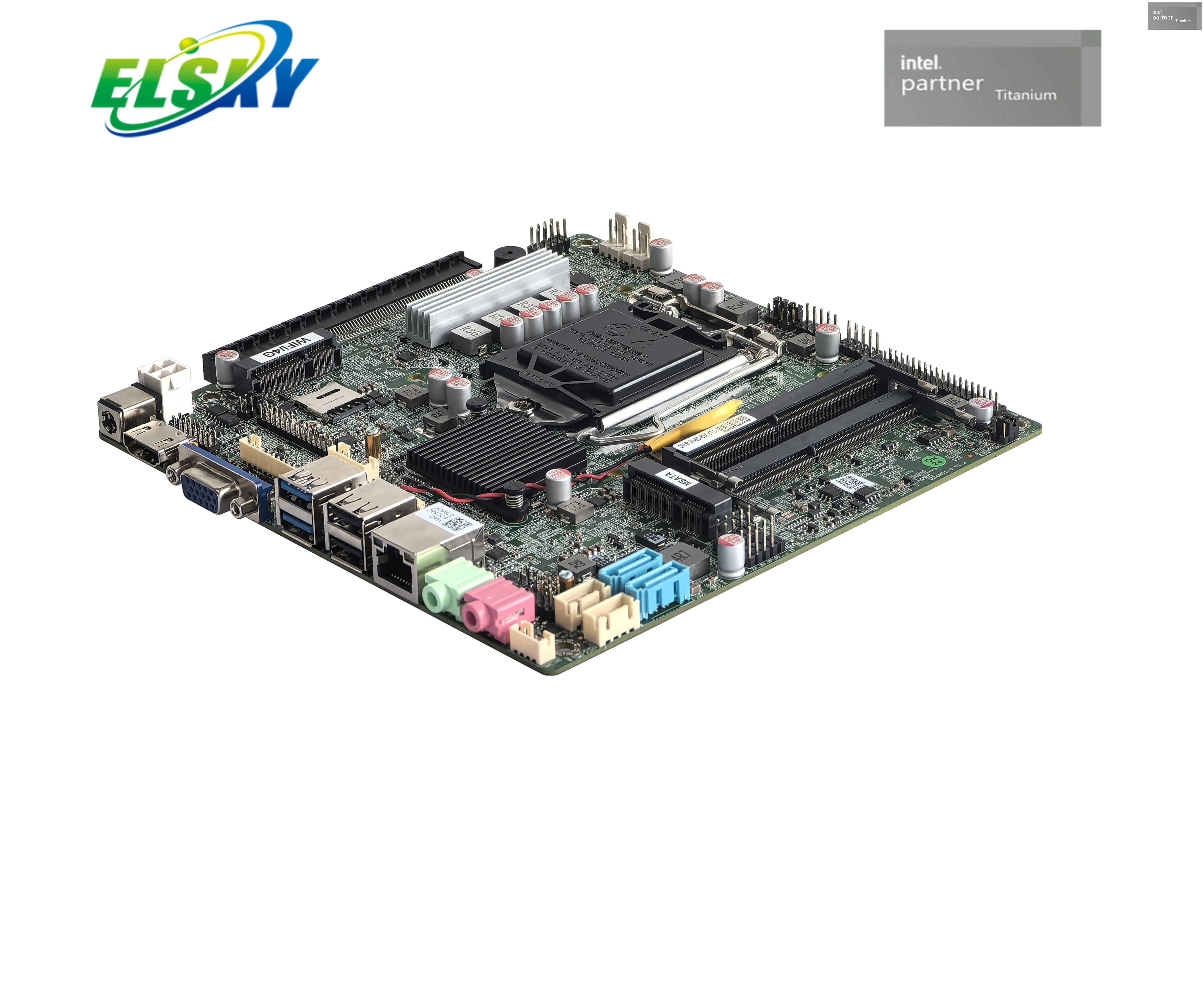 Fabricante de placa base Custom China QM5100 Ind/Soporte para PC de escritorio