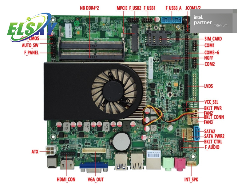 Placa base industrial con CPU Intel Skylake a la venta