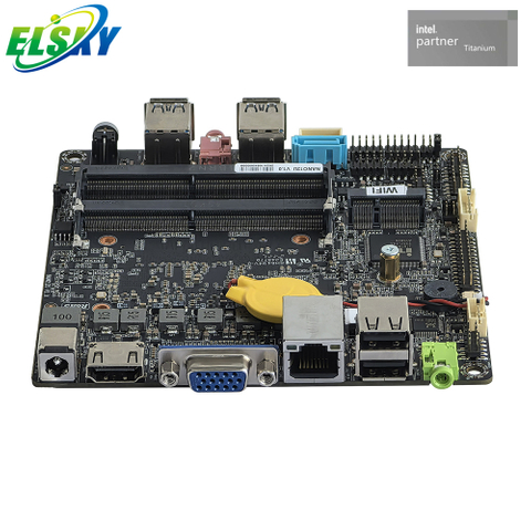 Kompaktes, intelligentes und tragbares NANO-Motherboard f&uuml;r Mini-PC, Digital Signage, Kiosk und POS-Registrierkasse