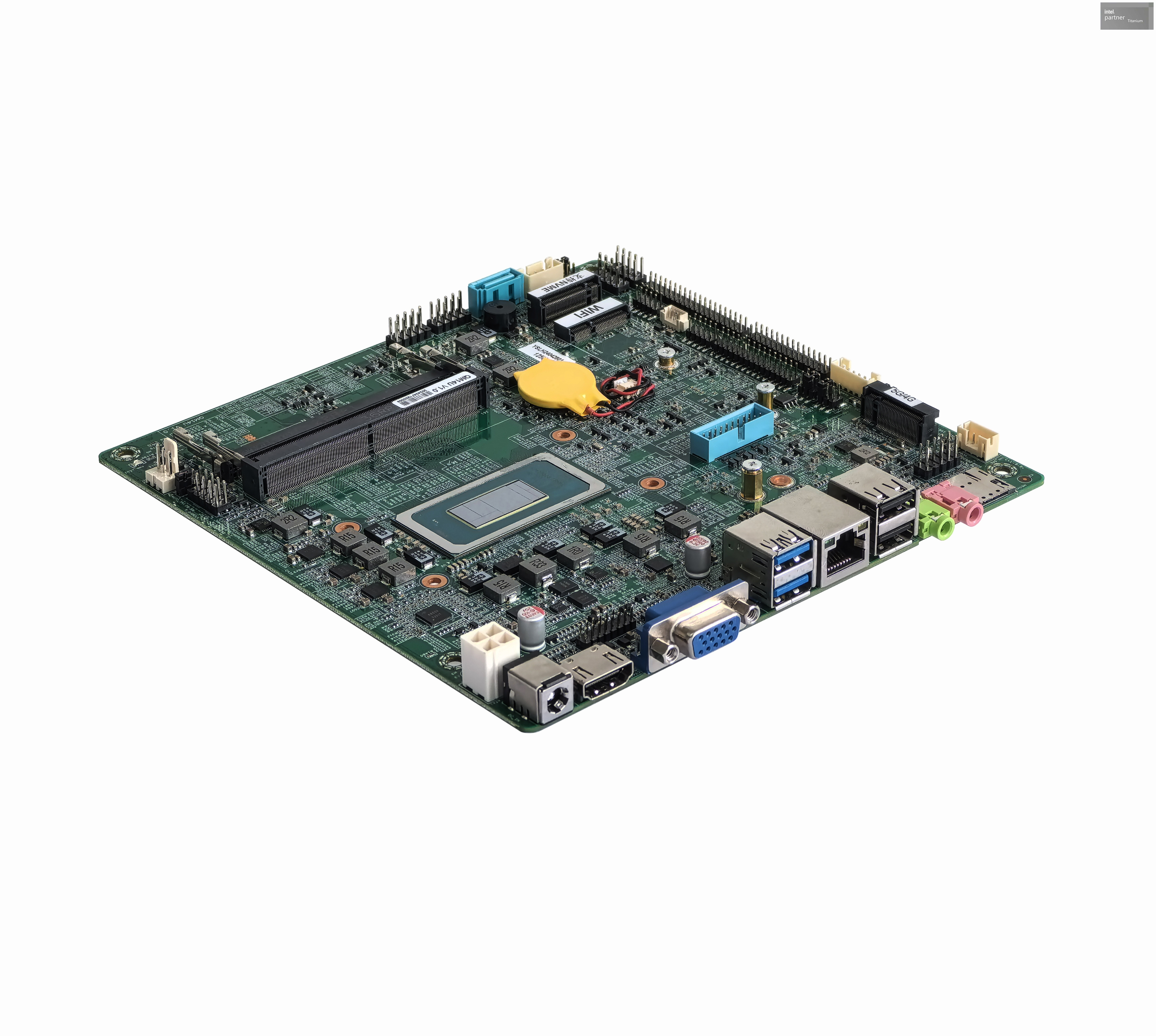 DC12V 산업용 마더보드 U5-125U, 16GB RAM, 512GB SSD, WIFI, 도로 디스플레이용 Windows 10/11