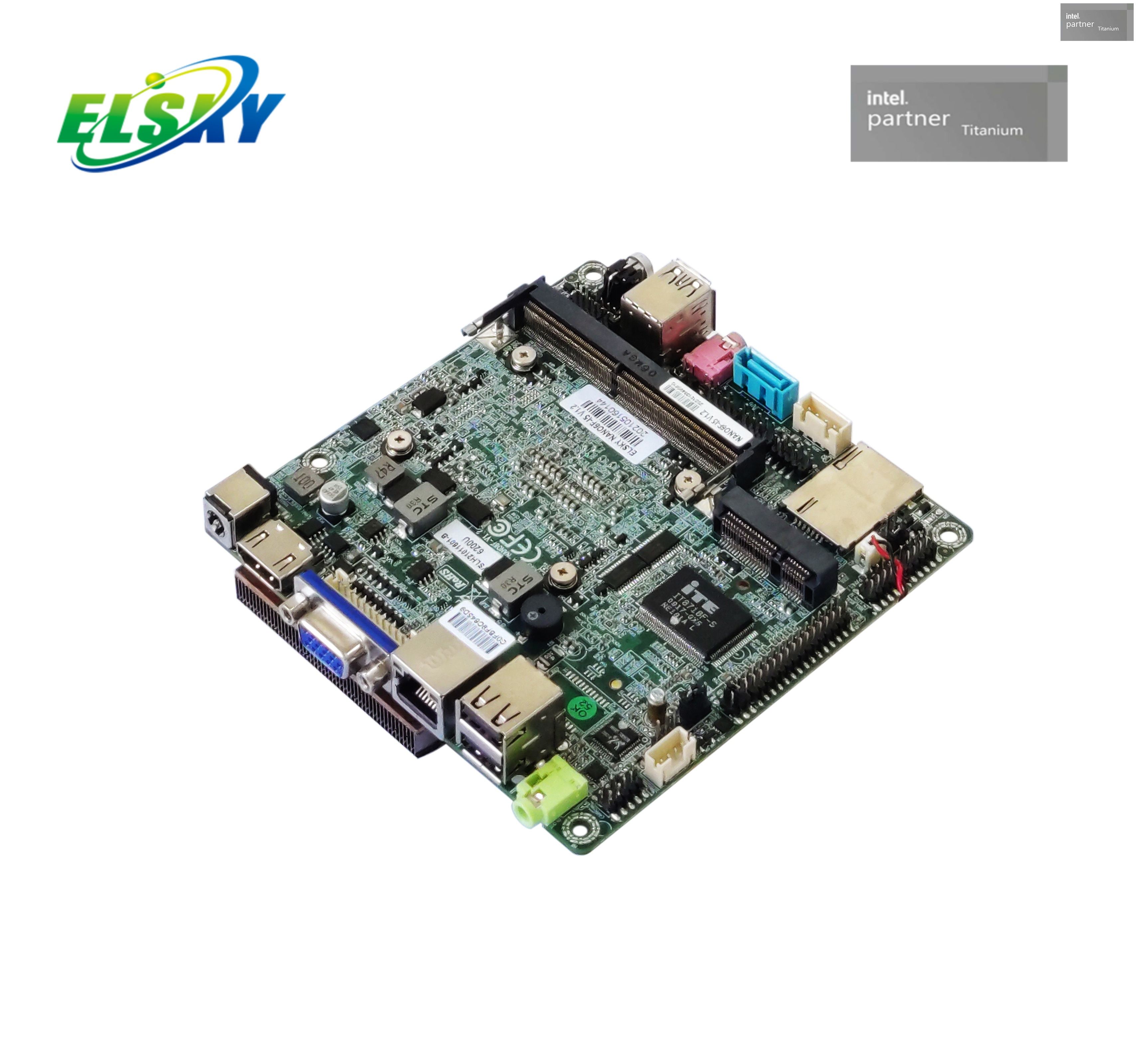 Placa-m&atilde;e com processador i5-7267U Nano-itx Form Factor core i5 dual core 3.1GHz DDR4 16GB RAM M.2 1TB SSD