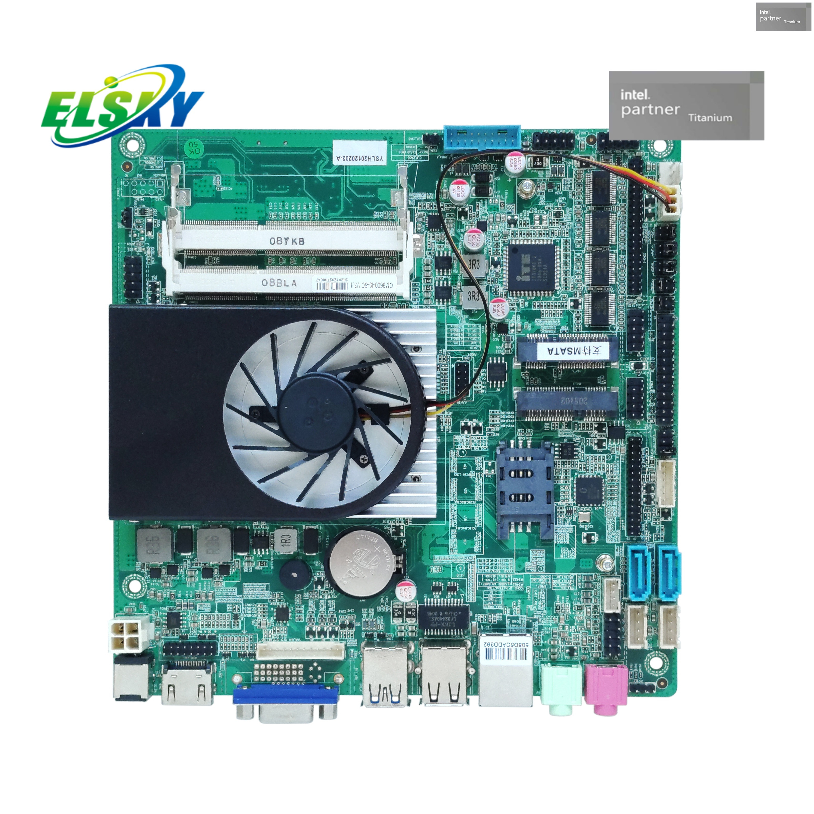 ELSKY QM9600/QM9700 마더보드 Intel X86 프로세서가 탑재된 고성능 산업용 SBC용 6/7세대 산업용 메인보드