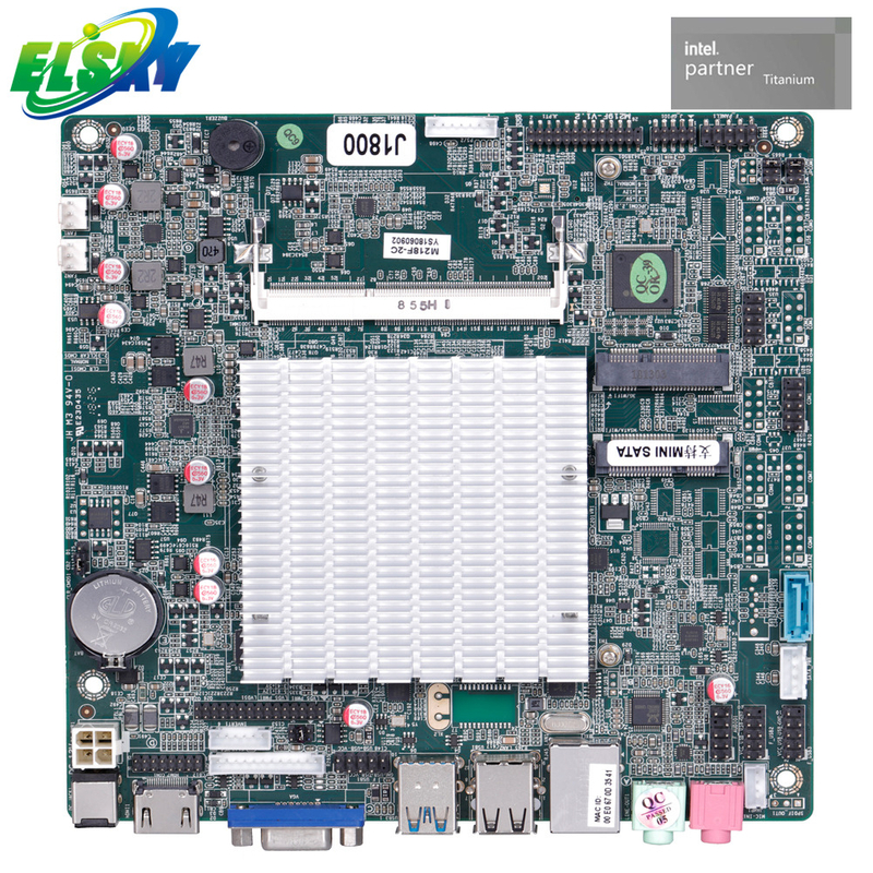 Placa base vers&aacute;til sin ventilador para PC multimedia, ciudad inteligente, comercio minorista y transporte