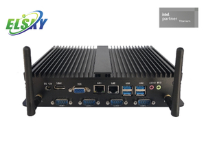 Robuster Mini-Industrie-PC mit 6 COM-Ports