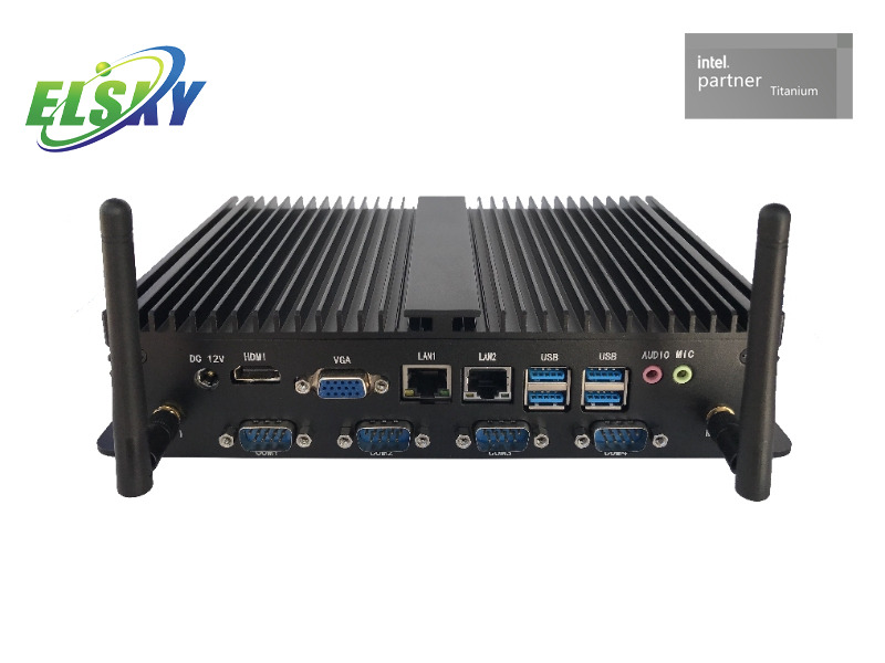 Mini PC industriel robuste avec 6 ports COM
