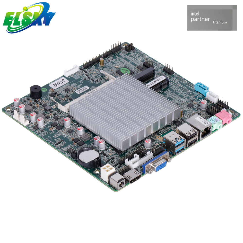 Placa base vers&aacute;til sin ventilador para PC multimedia, ciudad inteligente, comercio minorista y transporte