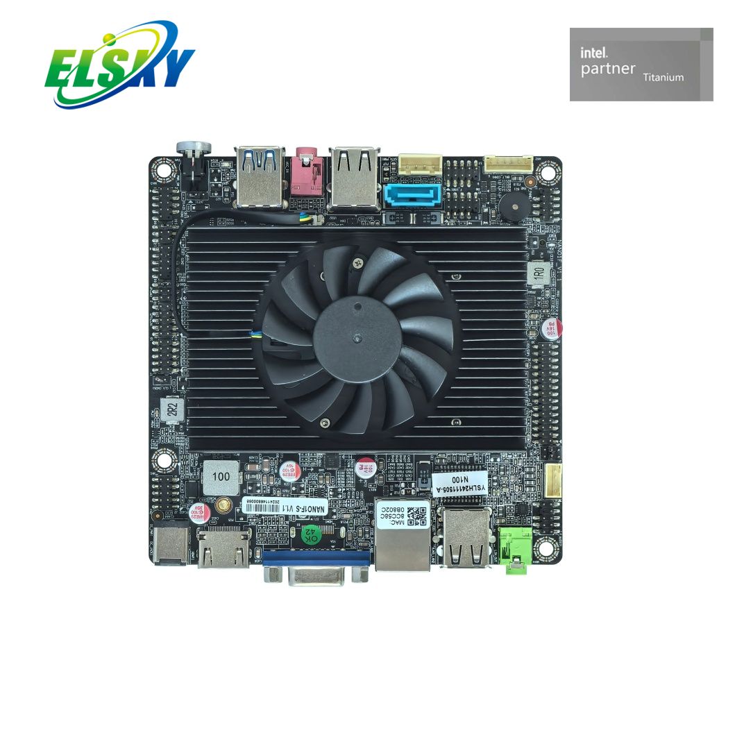 Placa base industrial Intel Alder Lake-N serie 4K HDMI VGA LVDS Triple pantalla M.2 12-24V
