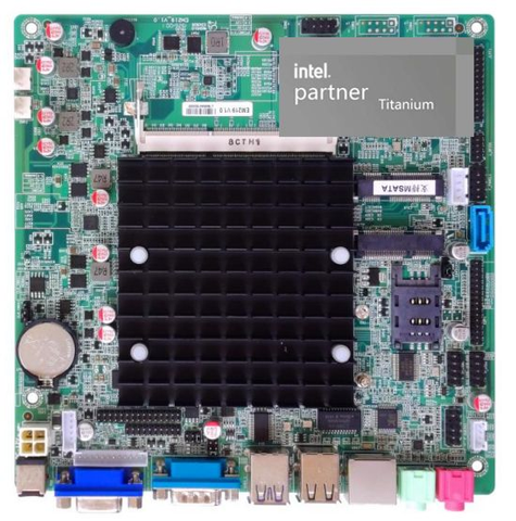 G&uuml;nstiges Motherboard mit Intel CPU J1800 J1900 RJ45-LAN VGA LVDS EDP f&uuml;r Windows 10, Windows 8, Windows 7, Linux