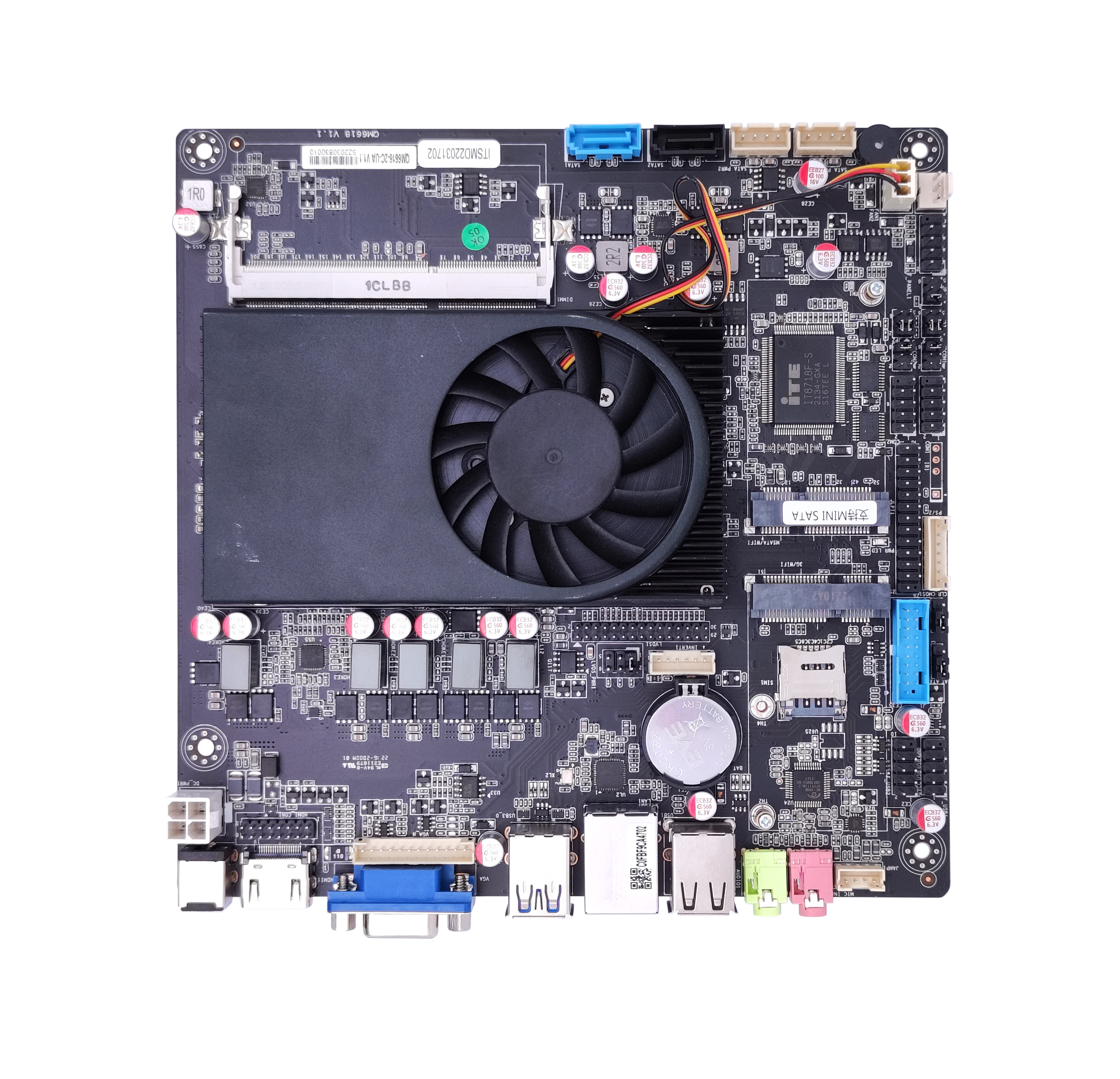 Placa-m&atilde;e e processador 2&ordf; gera&ccedil;&atilde;o 3&ordf; gera&ccedil;&atilde;o s&eacute;rie completa CPU HD-MI VGA EDP LVDS 1xDDR3 RAM MSATA SSD 