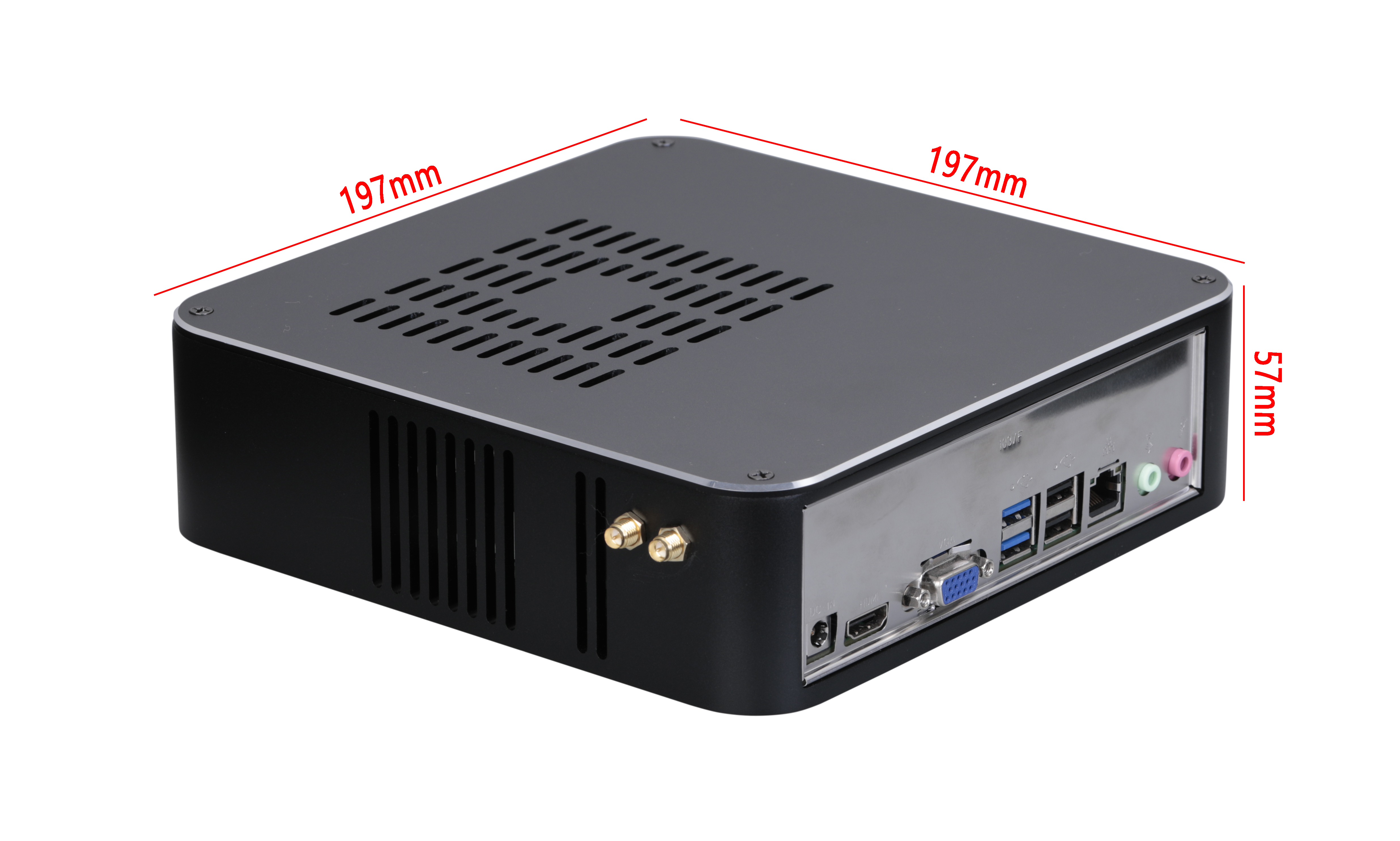 Dernier Mini PC Core 14e 15e i3 i5 i7 4K affichage 2COM 2LAN 4USB 