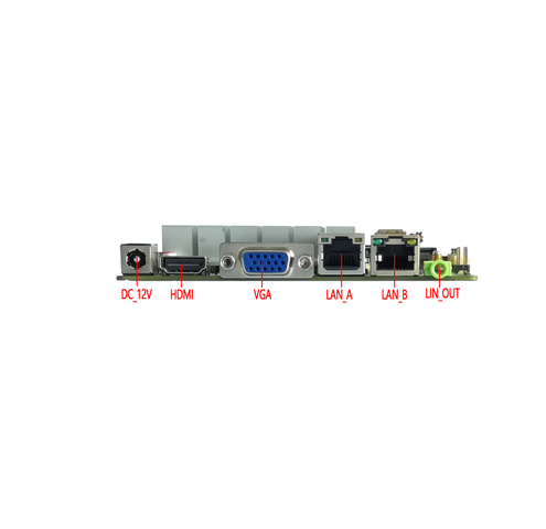 NANO ITX 마더보드 J4125 CPU DDR4 HD-MI VGA LVDS/EDP 저전력 산업용 제어 키오스크 다중 화면용 프로세서 탑재
