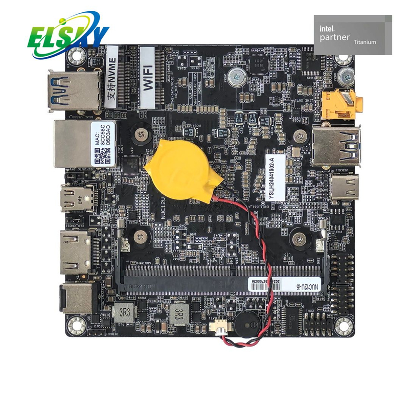 Carte int&eacute;gr&eacute;e 12e g&eacute;n&eacute;ration DDR4 HDMI Type-C 12-24 V large puissance 