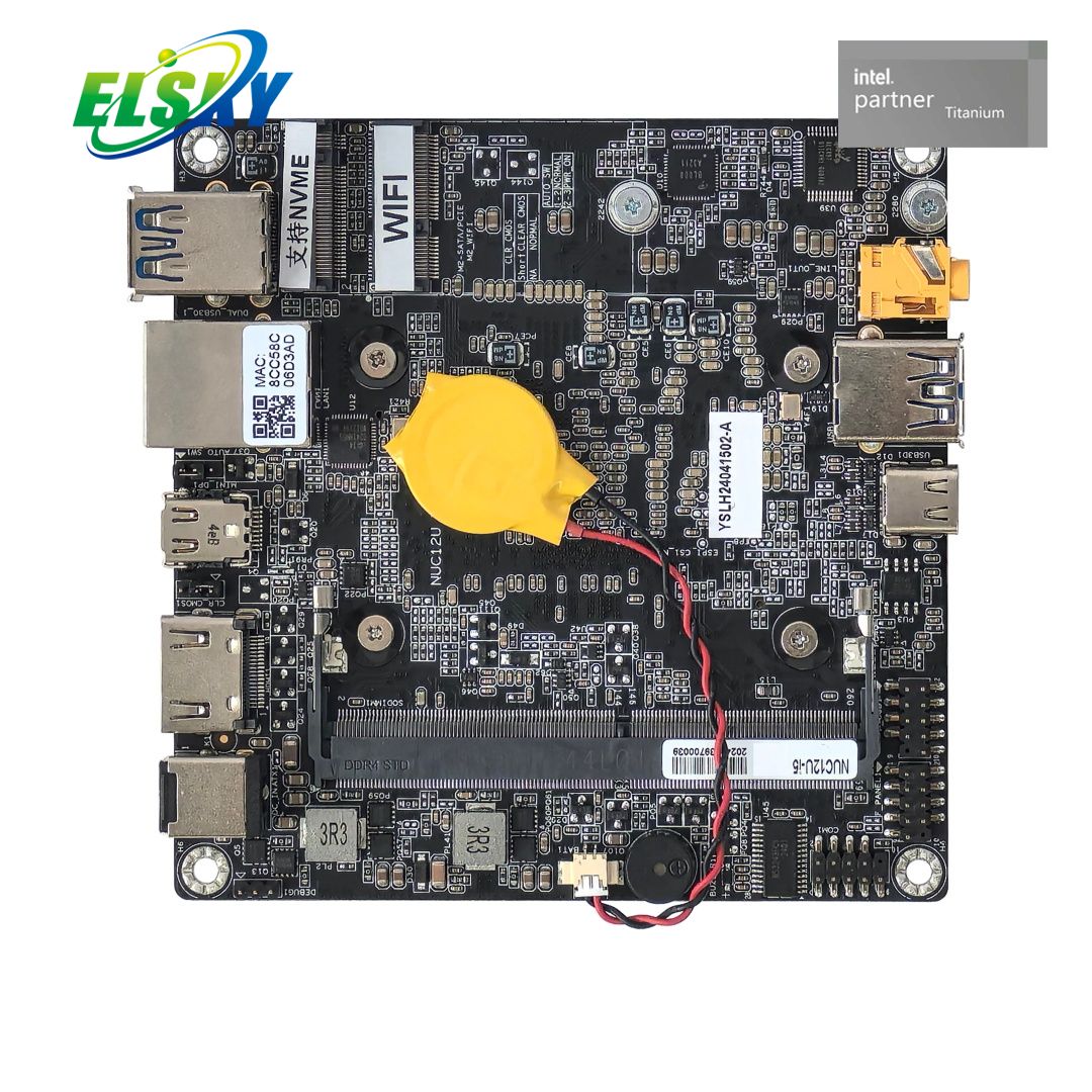 임베디드 보드 12세대 DDR4 HDMI Type-C 12-24V 와이드 전력 