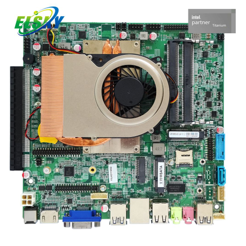  Placa-m&atilde;e Mini-ITX 8&ordf;/9&ordf; gera&ccedil;&atilde;o DDR4 PCIe X16 M.2 NVMe Dual LAN para ind&uacute;stria
