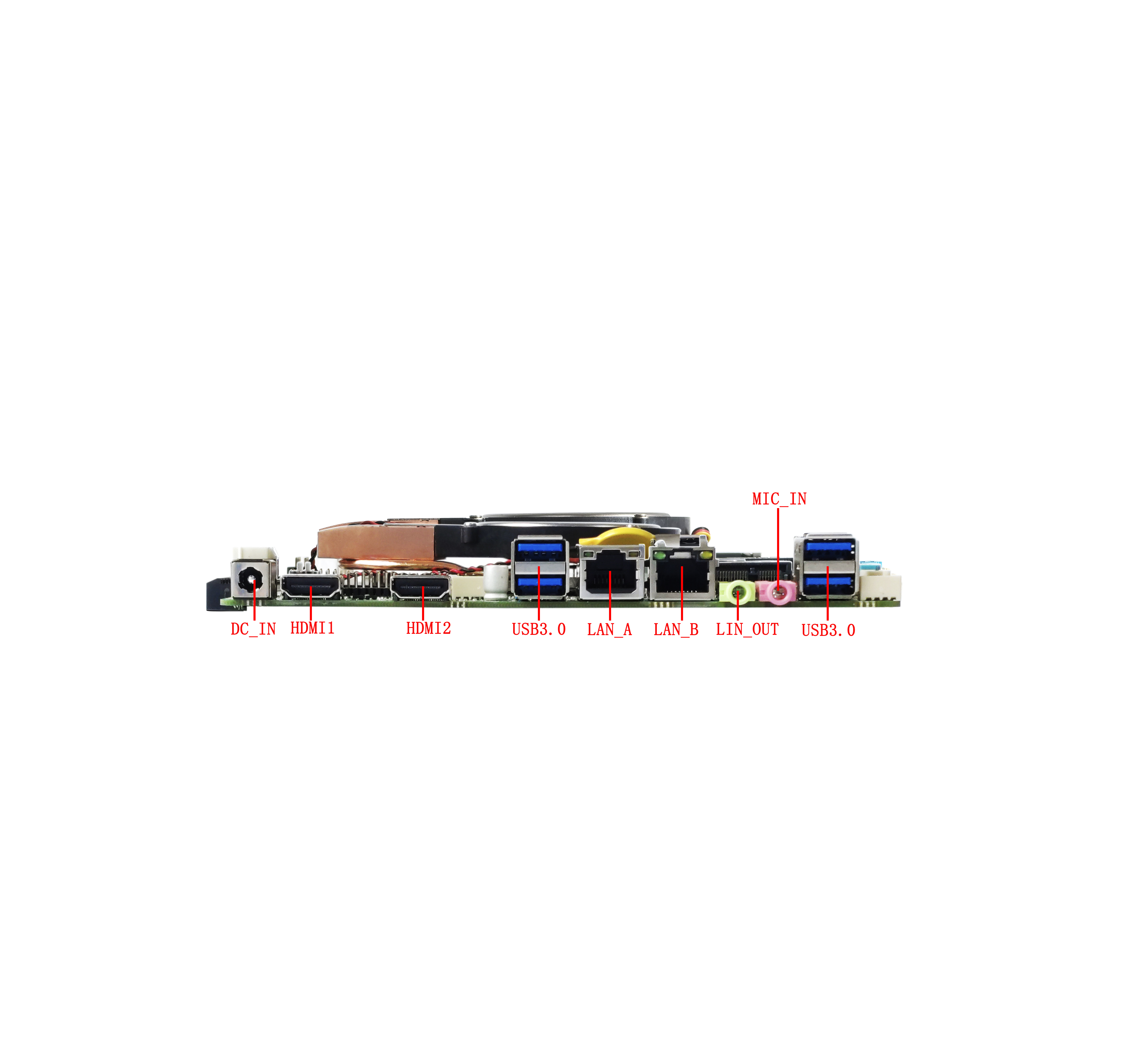  Intel 6세대 7세대 2*HD-MI 4K LVDS 2K Dispaly VGA 옵션 6COM 2LAN 6USB 등을 갖춘 Mini itx 마더보드