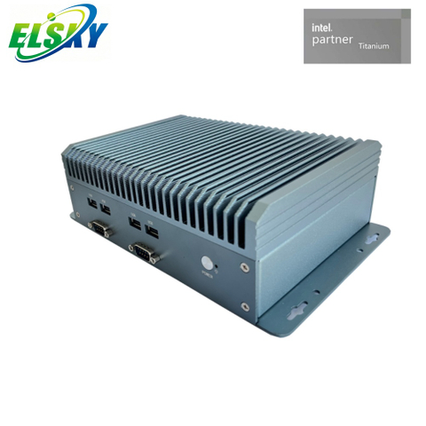 Mini PC industriel sans ventilateur avec carte m&egrave;re 4 pouces Intel 8/10e g&eacute;n&eacute;ration et multi-LAN