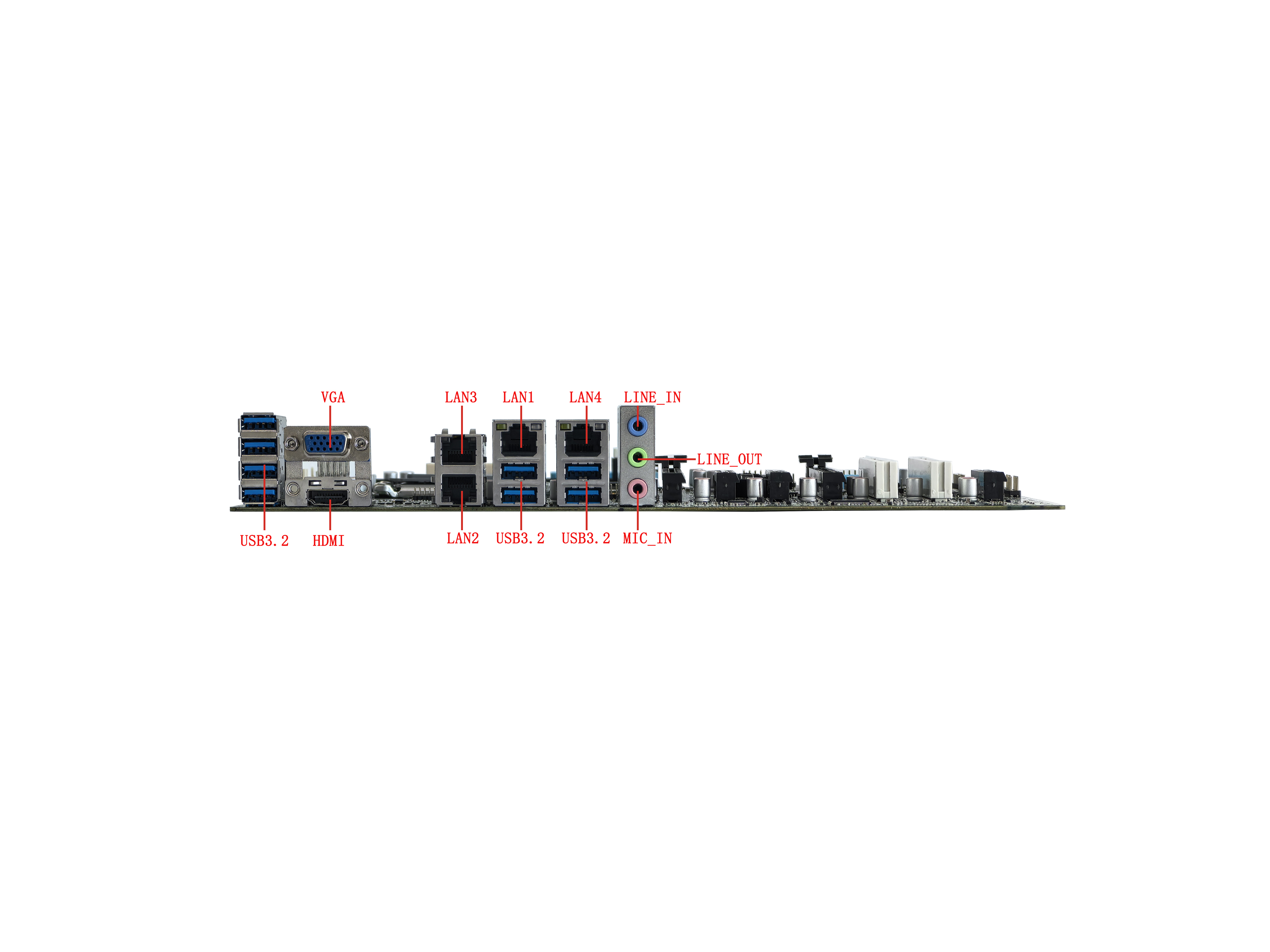 Industrie-Motherboard unterst&uuml;tzt Intel Core 12/13/14. Generation Desktop LGA1700 Core i3, i5, i7, i9 unabh&auml;ngige CPU 2*PCI 1*PCIE X16 4K 8K
