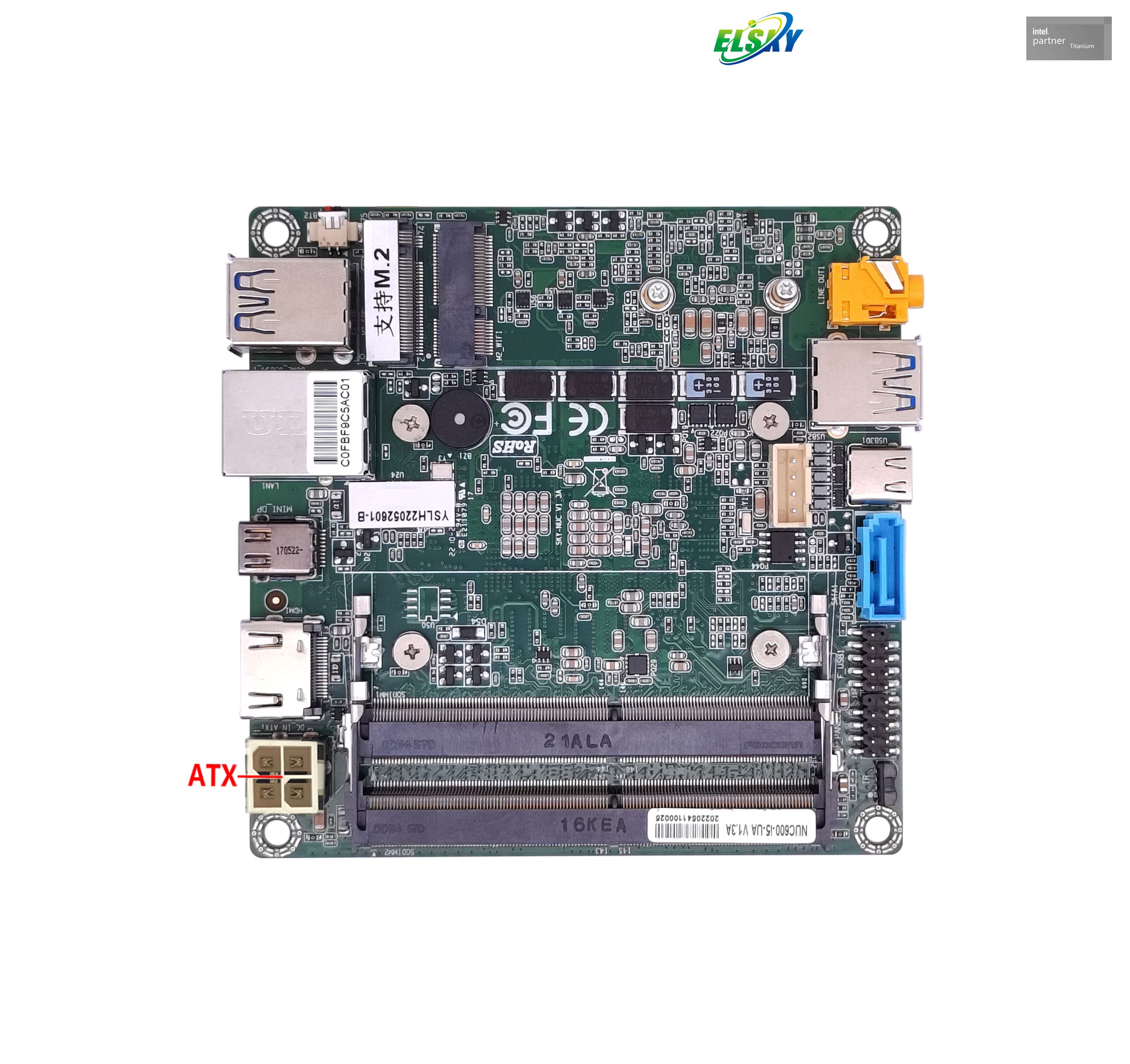 Placa base de f&aacute;brica de alto rendimiento con CPU Intel I3-6100U I5-6200U I7-6500U para Mini PC, quiosco, industria